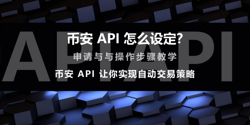 币安API设置指南-币安API申请及操作全流程解析