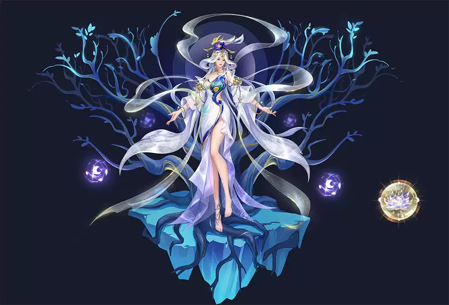 山海烬墟天神档案：月神嫦羲全介绍