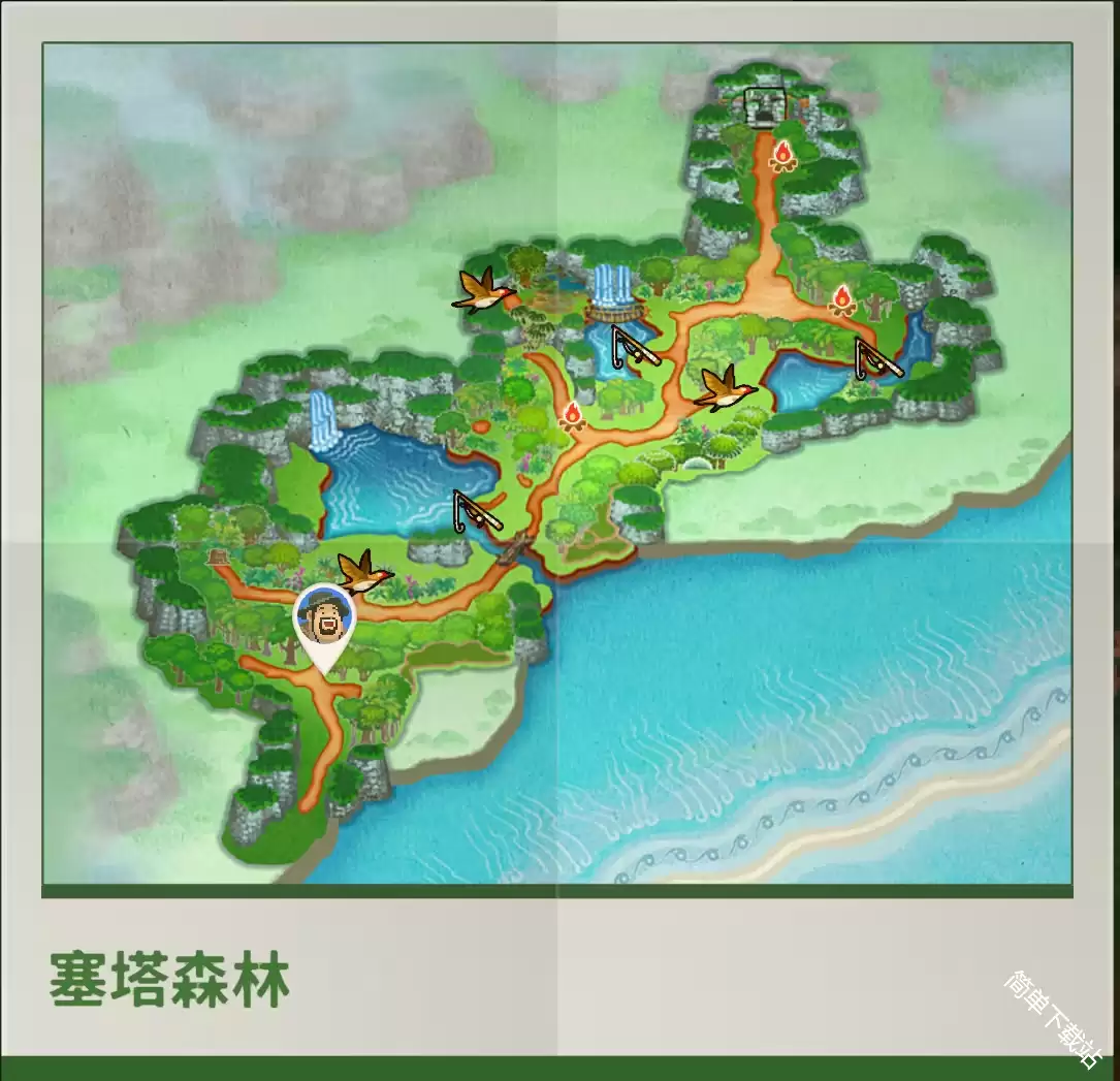 潜水员戴夫丛林dlc矿物木材位置分布点