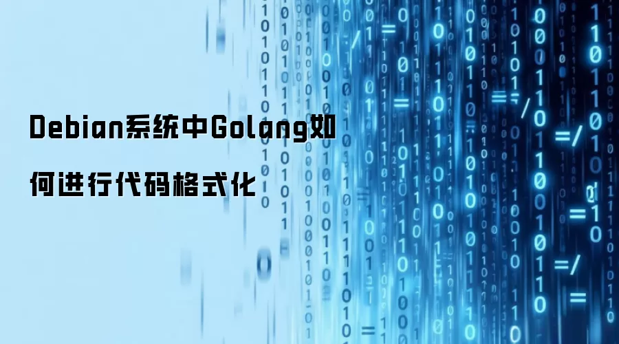 Debian系统里Golang如何进行代码格式化