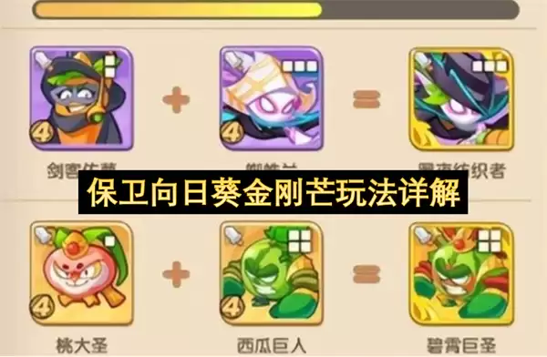 详解保卫向日葵金刚芒玩法