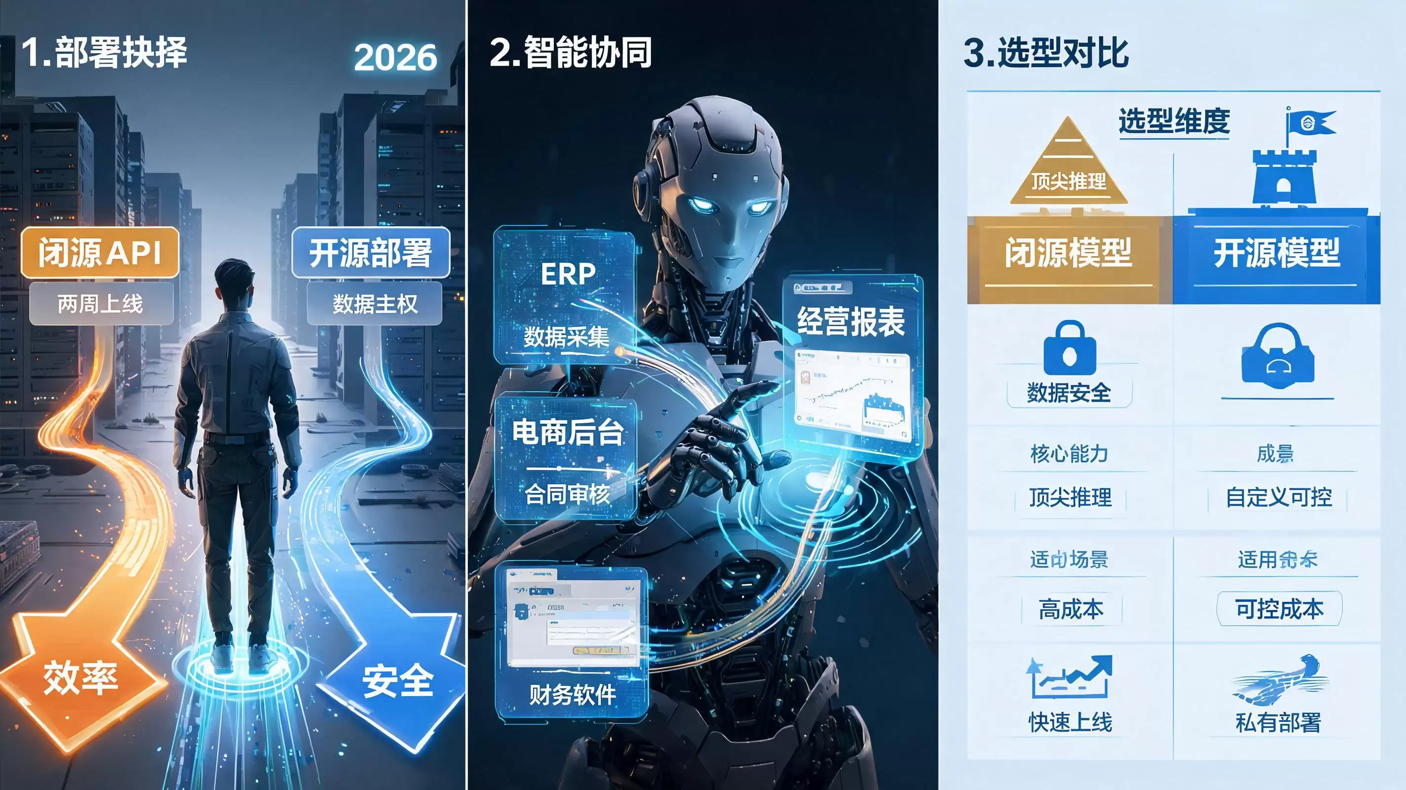 企业AI模型选型：开源向左 闭源向右 如何跨越效率与主权的鸿沟？