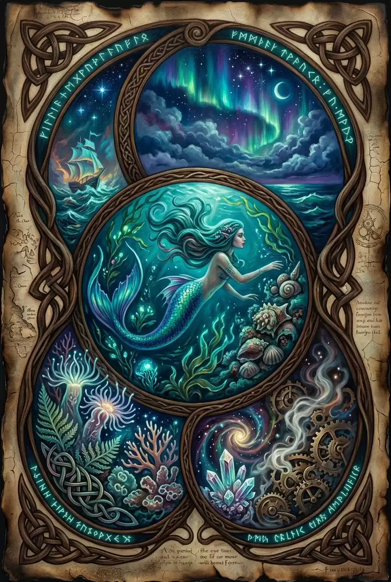 深海秘境水下景象