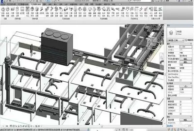 天正暖通三维模型怎样查看-天正暖通2D平面转3D渲染操作技巧