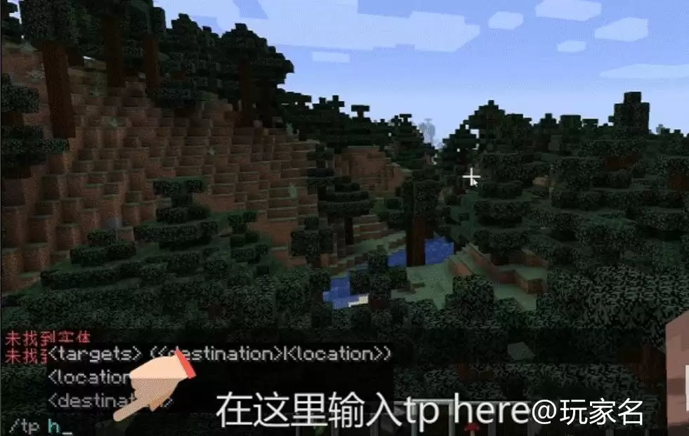 我的世界传送到队友旁边的代码是哪个