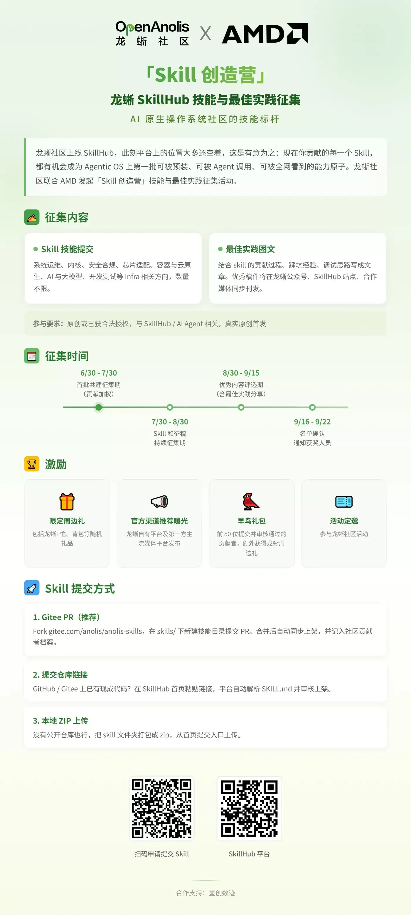 Skill 创造营 - 龙蜥 SkillHub 技能与最佳实践征集