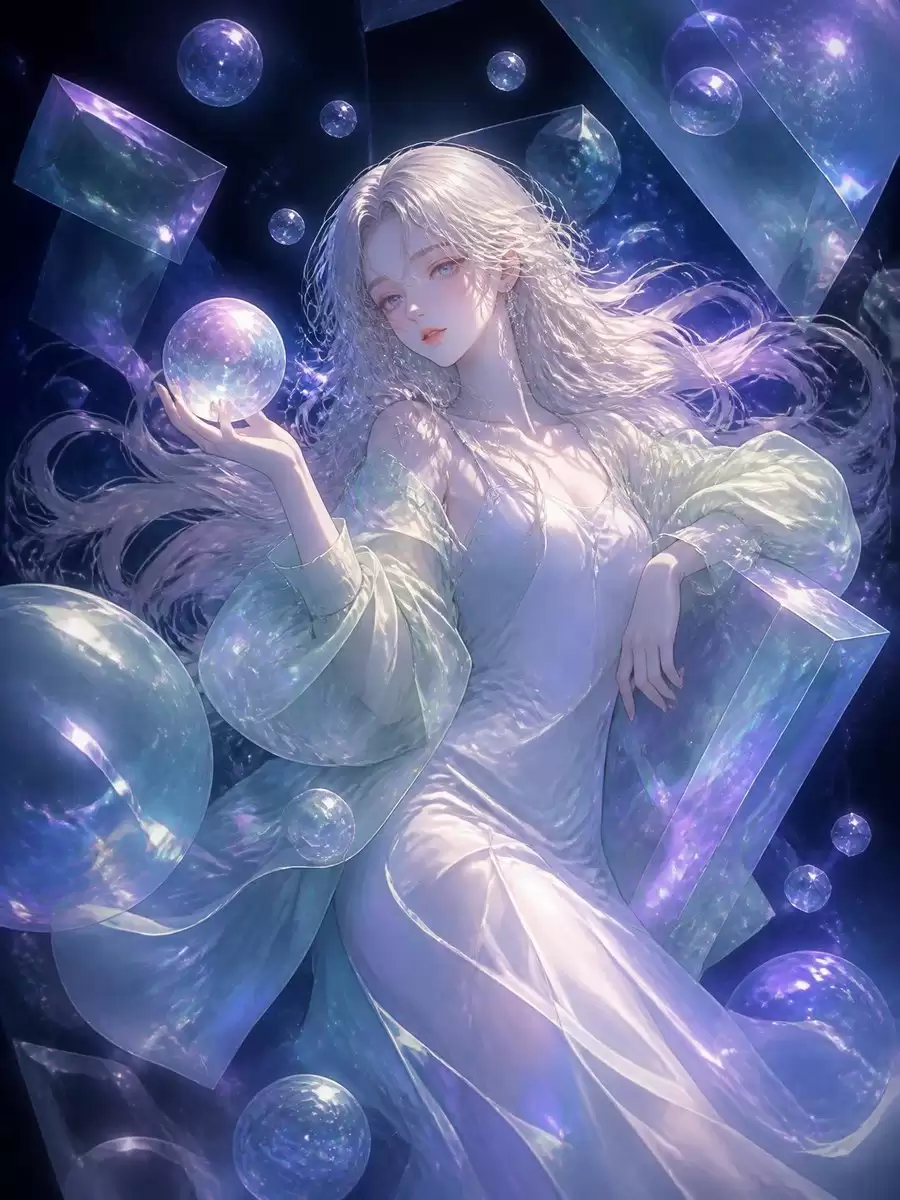 水晶空灵动漫女性
