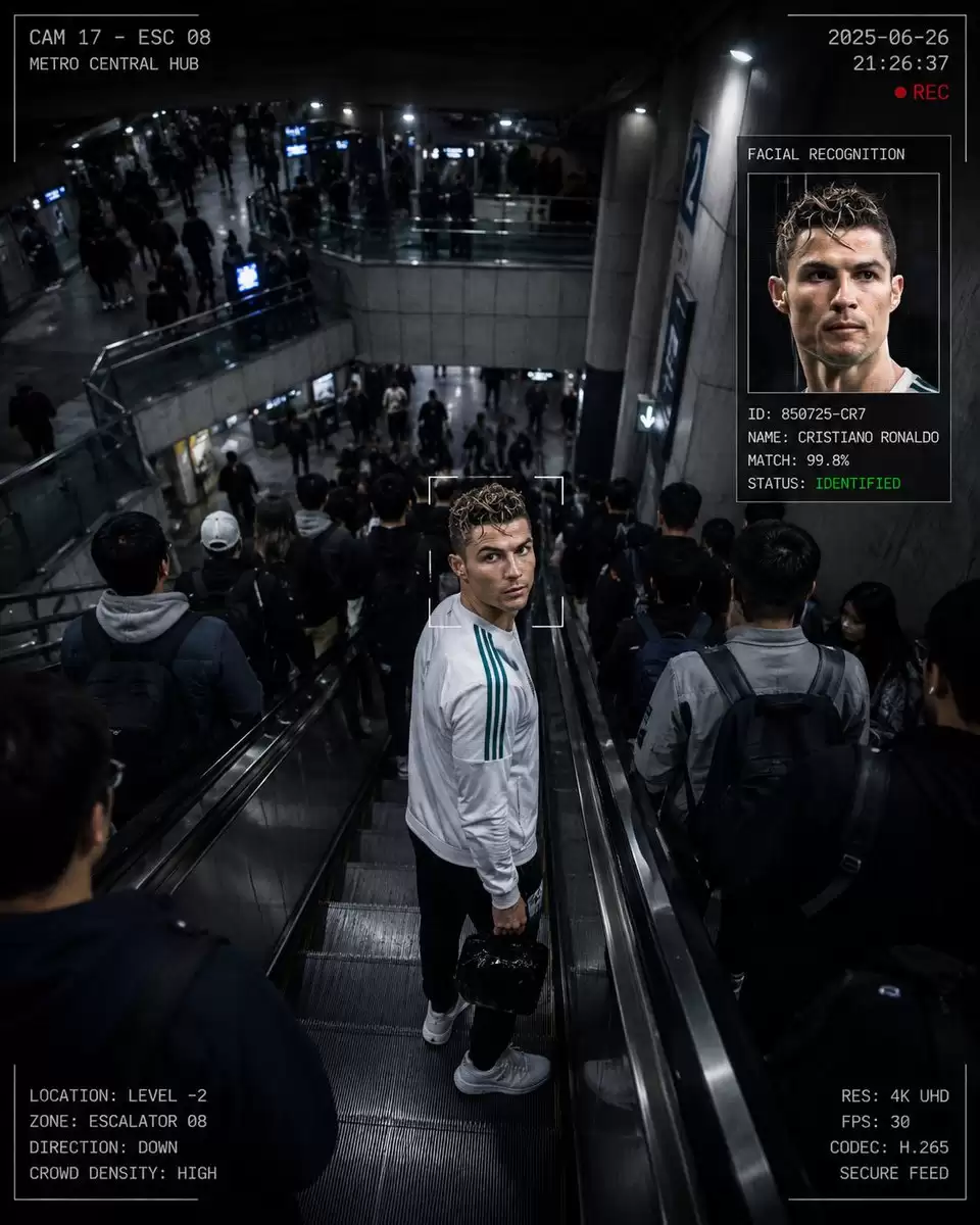 CCTV 监控地铁站惊悚片风格