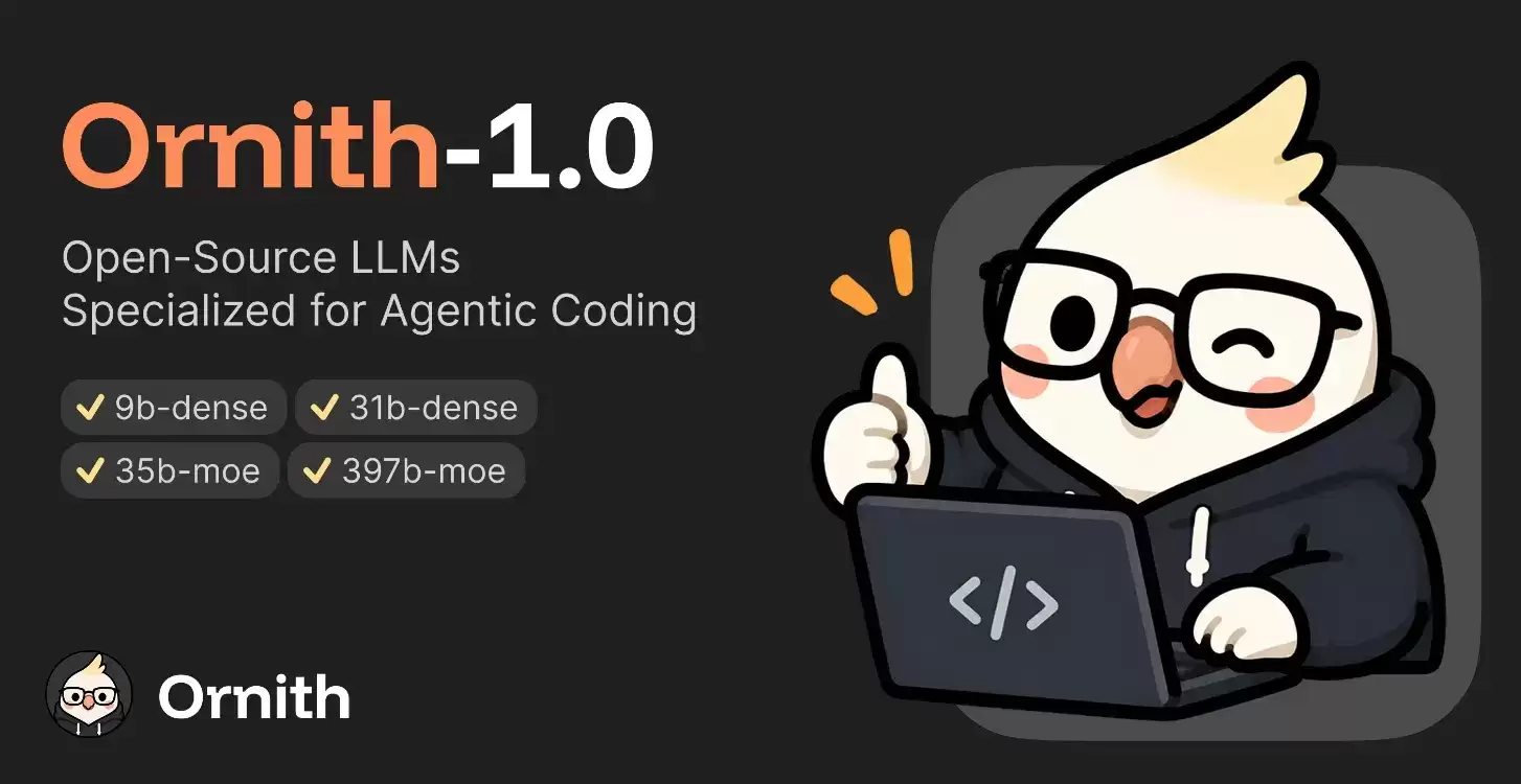 Ornith-1.0 – Agentic编程开源大模型系列由DeepReinforce推出