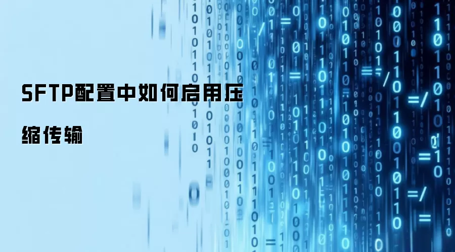 SFTP配置中如何开启压缩传输