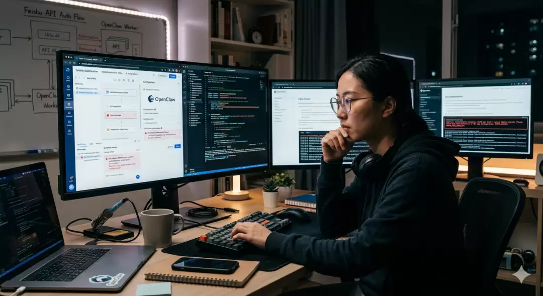 我用 OpenClaw 加飞书做 AI 自动化 最后卡在权限继承