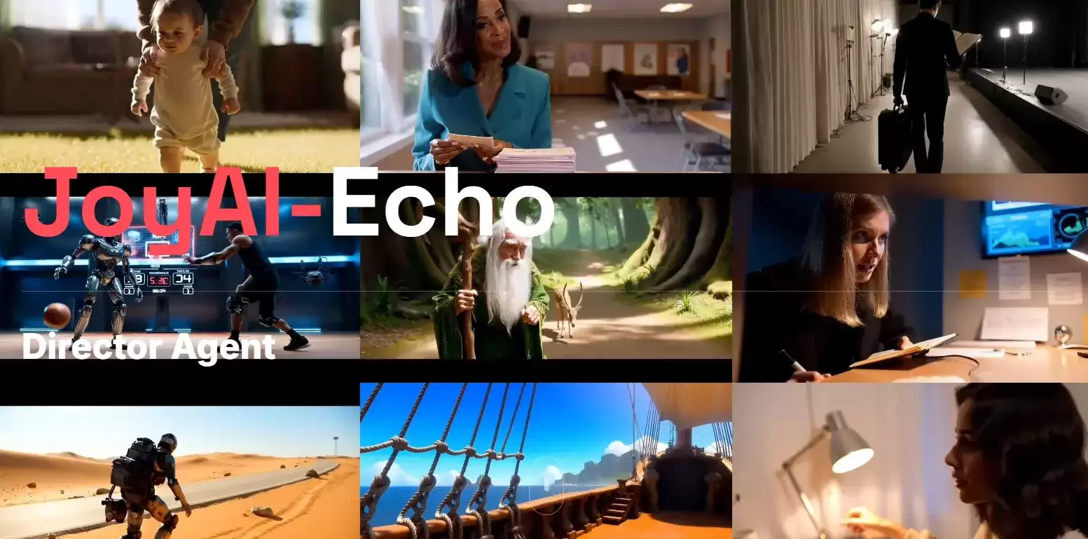 JoyAI-Echo - 京东推出的长音视频生成与多镜头故事创作框架