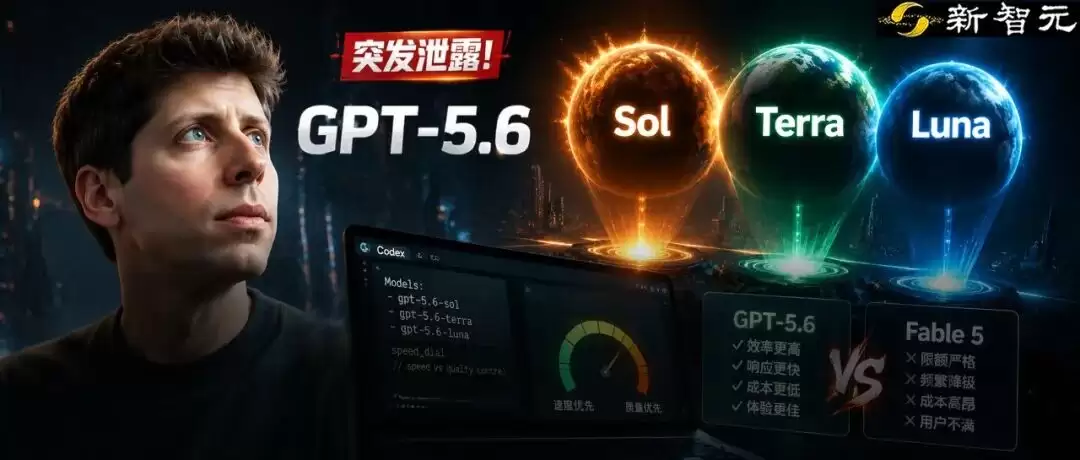 趁火打劫：GPT-5.6三大模型全曝 定档7月7日？
