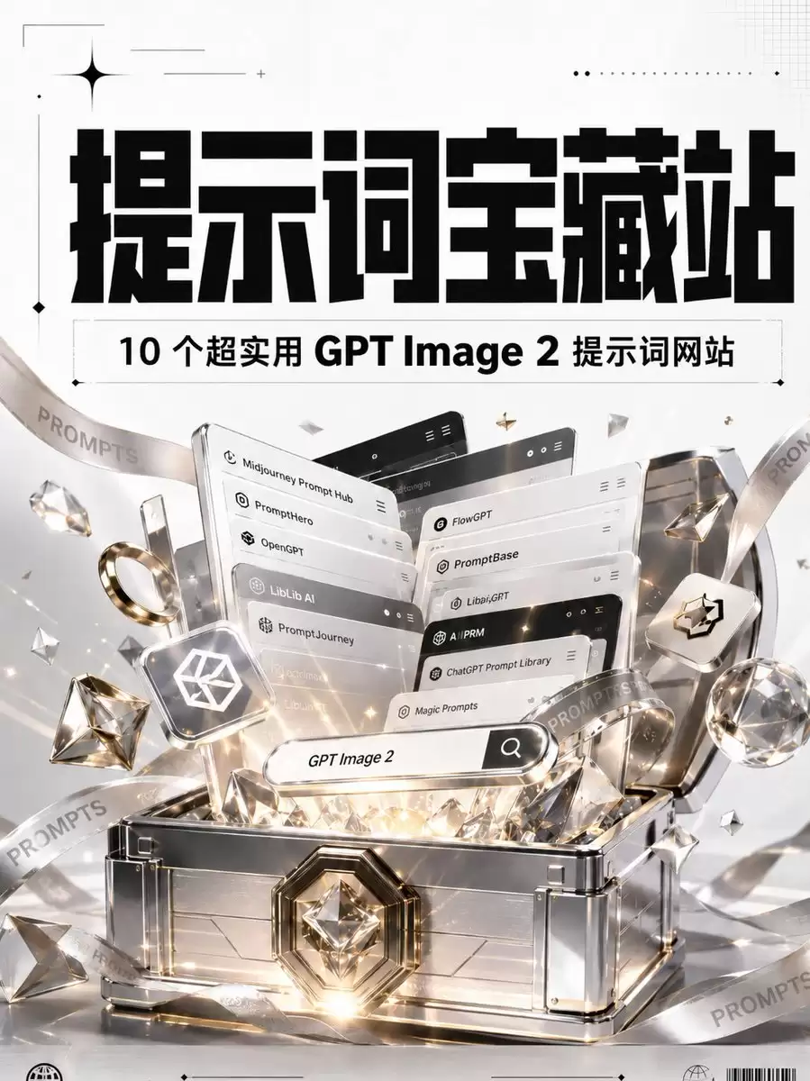 GPT Image 2 提示词宝库海报