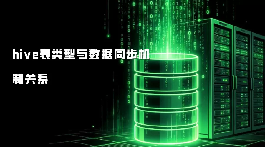 hive表类型及数据同步机制关系
