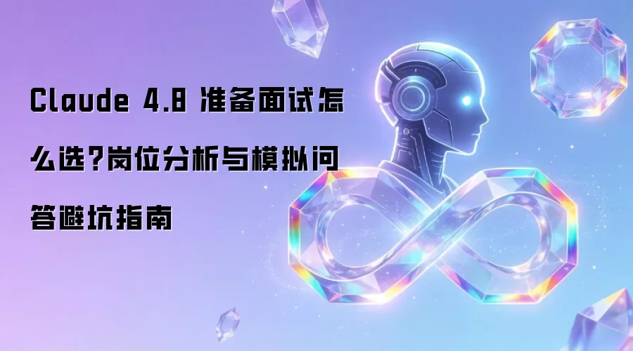 Claude 4.8准备面试怎么选：岗位分析与模拟问答避坑指南