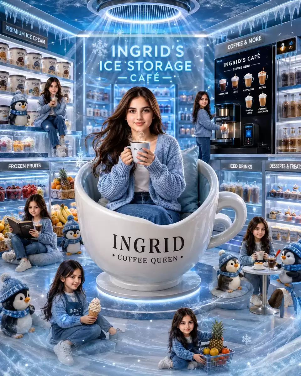 Ingrid 冰雪储藏室咖啡馆奇幻景致