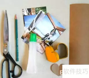 纸板手作心形收纳盒