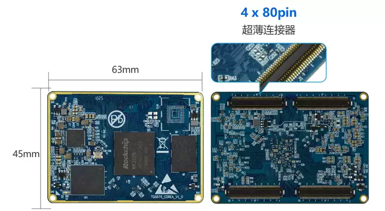 AI应用核心板选型|RK3576核心板八核高性能NPU算力6TOPS