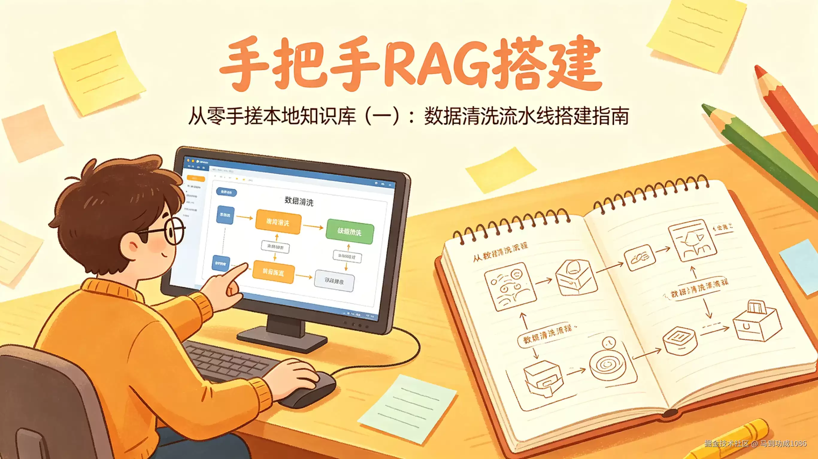 RAG搭建纯干货：从零手搓本地知识库（第一篇）：数据清洗流水线搭建指南
