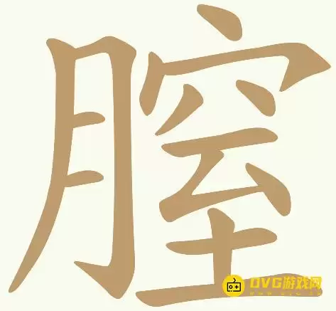《天天拼词王》第158关膣过关方法-第158关膣找出24个常用字图文攻略