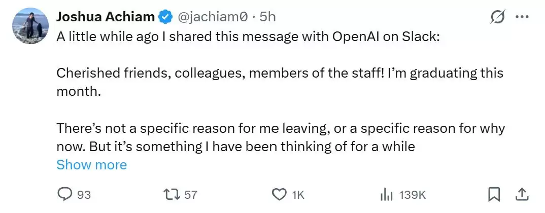 OpenAI再失一名元老:敢跟马斯克拍桌子:Anthropic创始人给他送奖杯