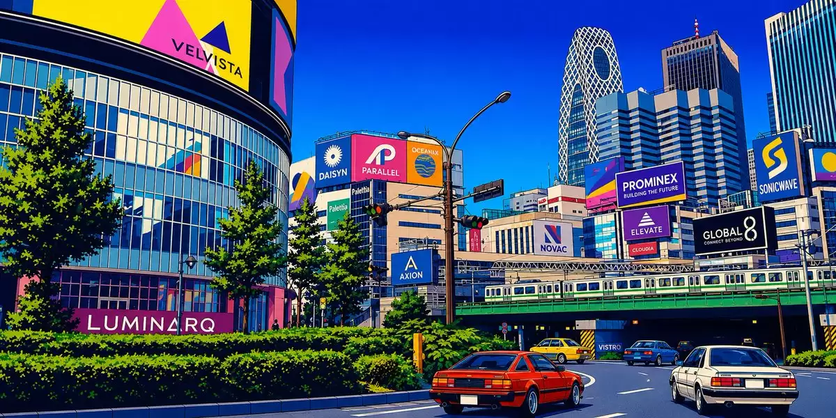 20 世纪 80 年代新宿城市复古景观