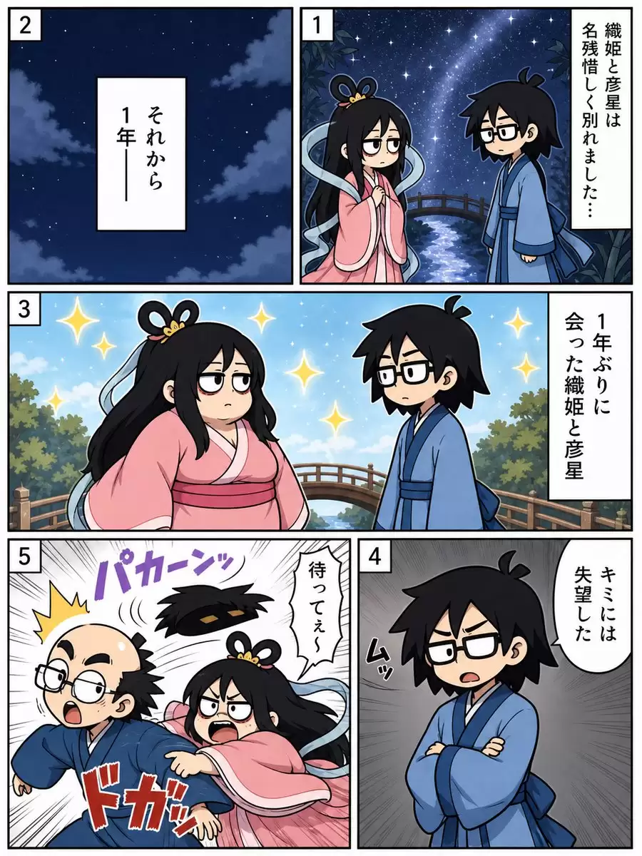 七夕重逢漫画页面
