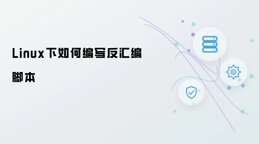 Linux下怎样编写反汇编脚本