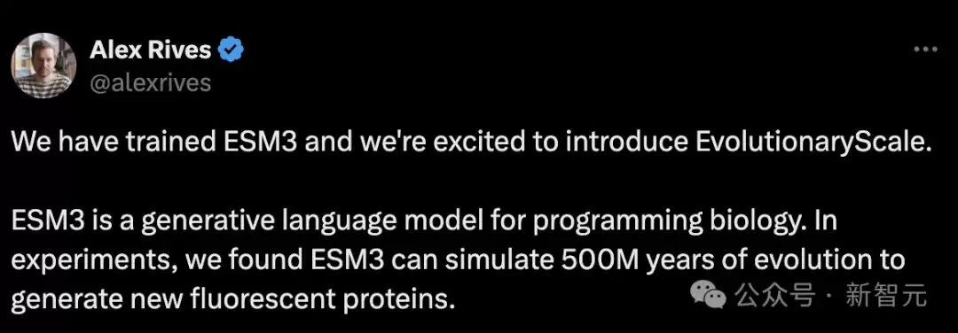 模拟5亿年自然进化史:全新蛋白质大模型ESM3诞生:前Meta老将力作LeCun转赞