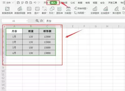 如何将excel表格里的数据制作成组合图表