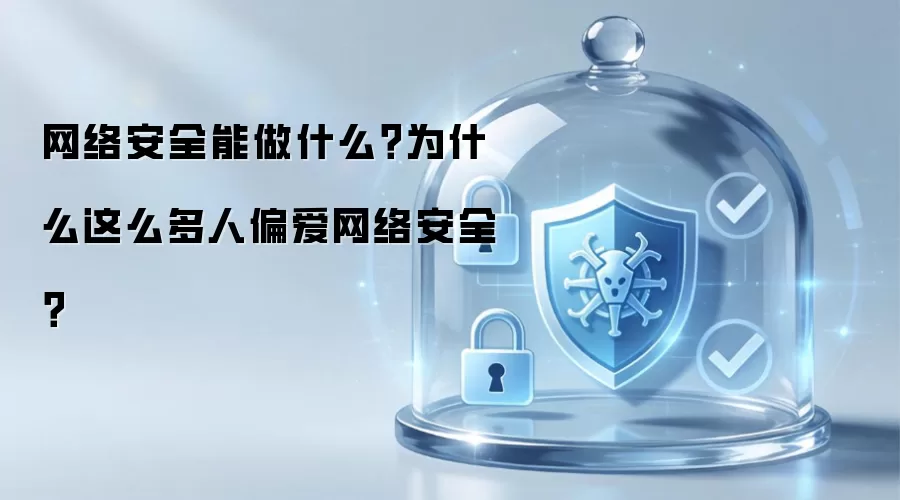 网络安全能做什么？为何这么多人偏爱网络安全？