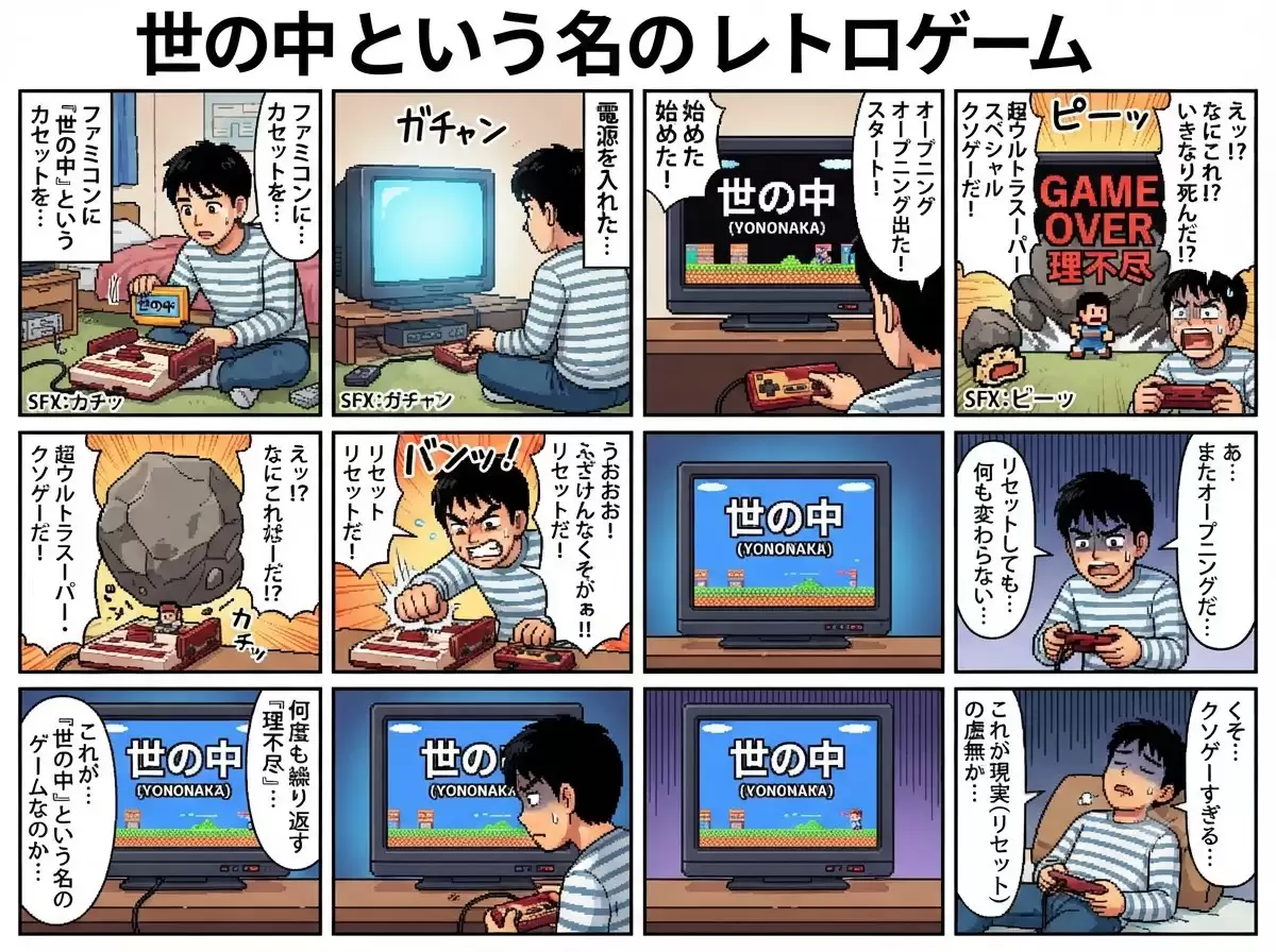 八 格复古游戏漫画
