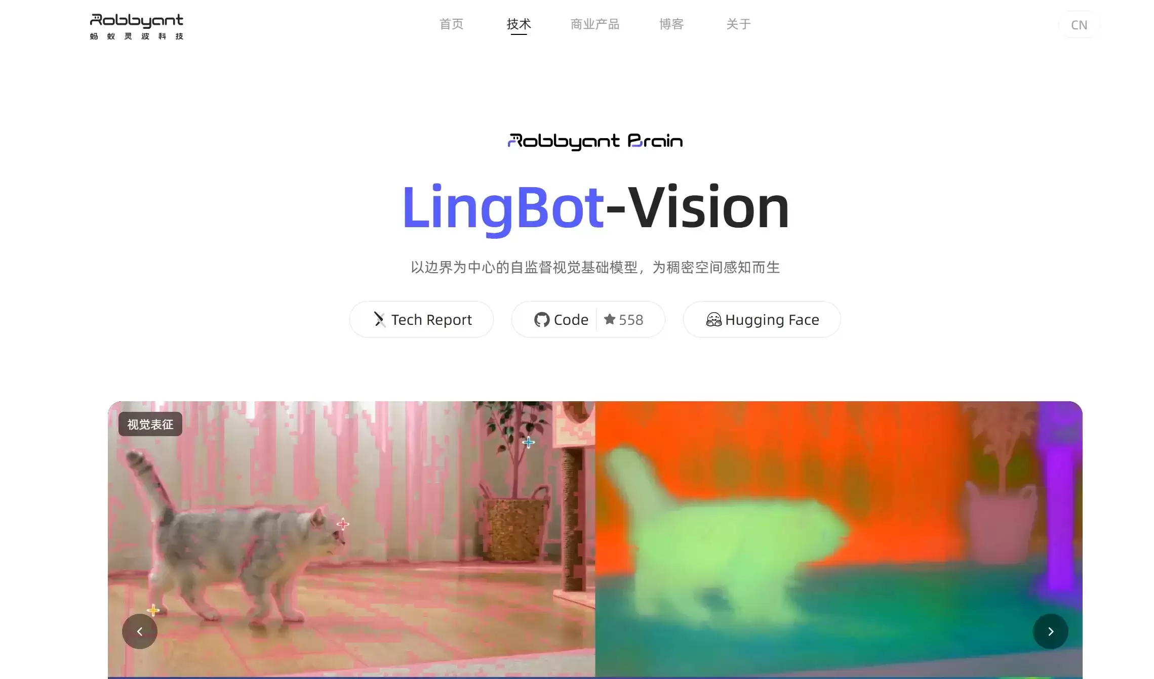 LingBot-Vision – 蚂蚁灵波科技发布的稠密空间感知视觉基础模型