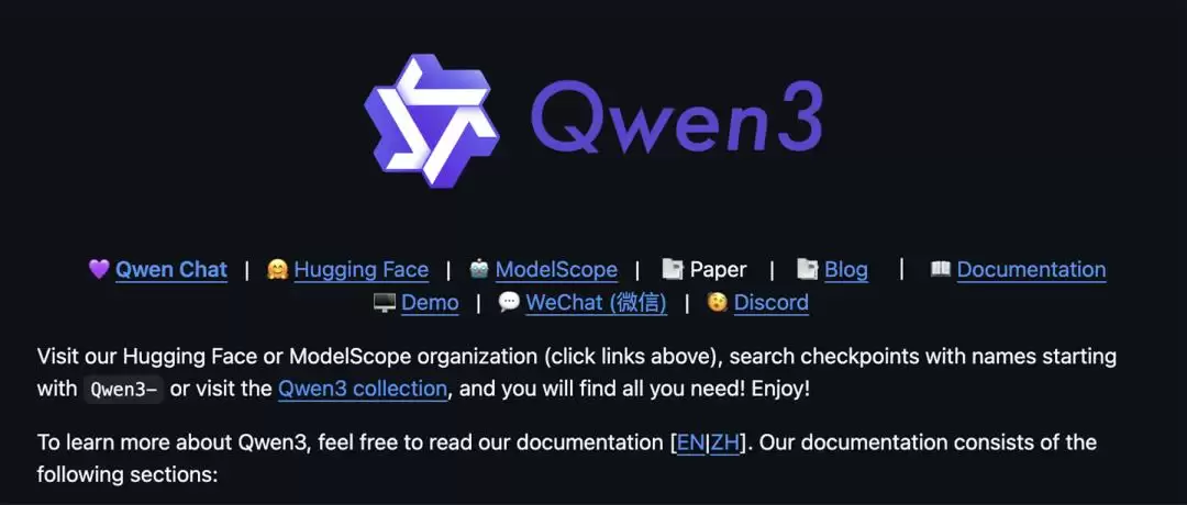 阿里Qwen3深夜开源：8款模型集成MCP：性能超DeepSeek-R1：2小时狂揽16.9k星