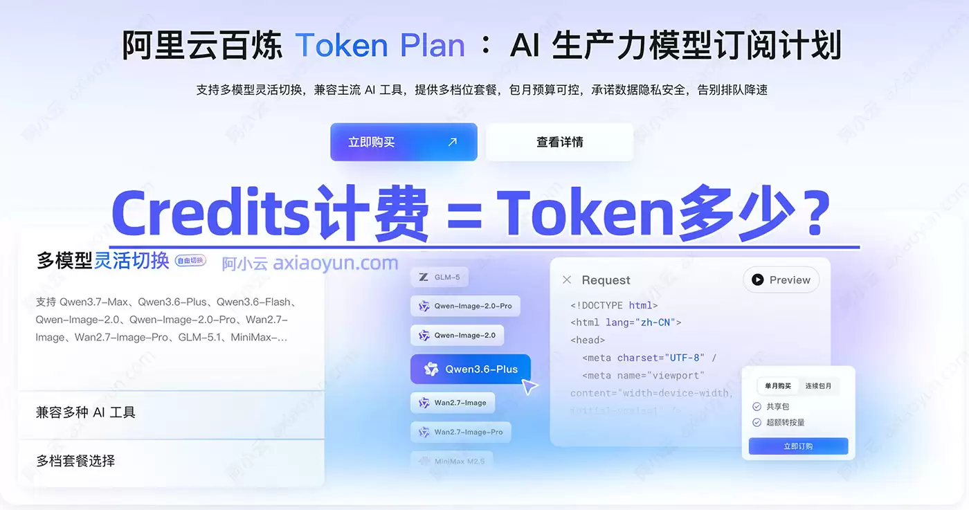 阿里云百炼Token Plan和按量计费API调用哪个划算 算一下你就知道了