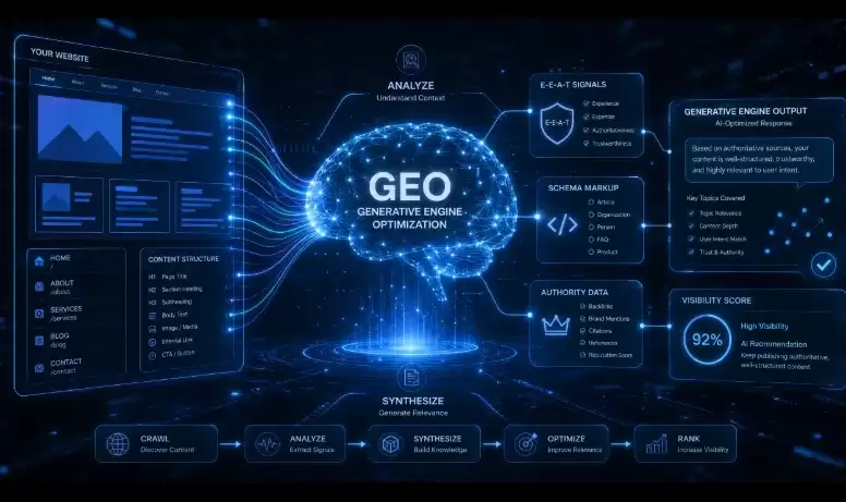 智能时代官网Geo内容优化策略：构筑AI可信赖的信息枢纽