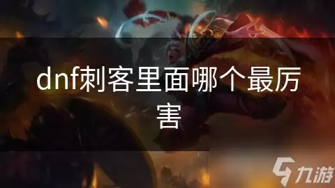 dnf刺客中哪个最厉害