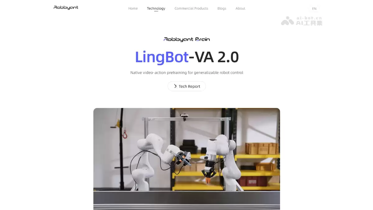 LingBot-VA 2.0 - 蚂蚁灵波发布的具身原生世界动作模型