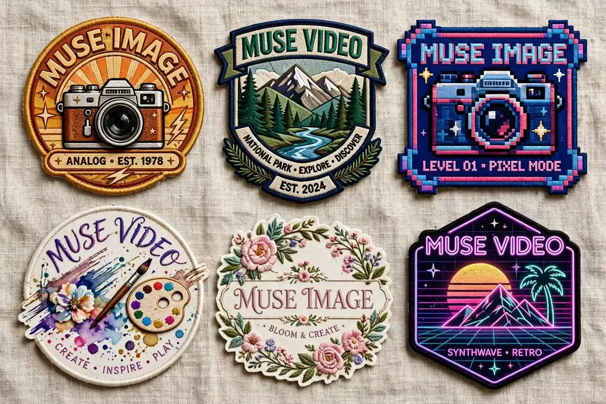 六种刺绣 Muse 补丁