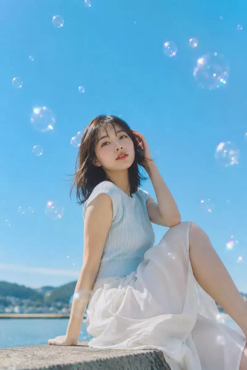 海边夏日人像