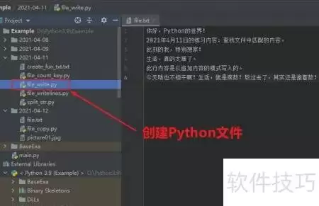 详解Python中write()写文件