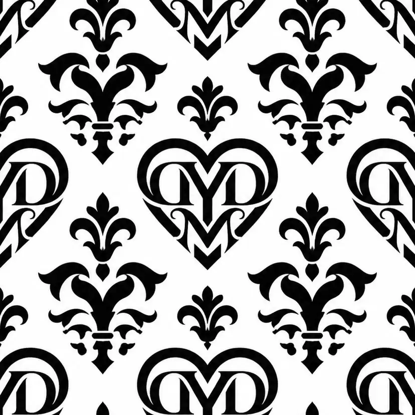 Monogram 大马士革纹样色卡