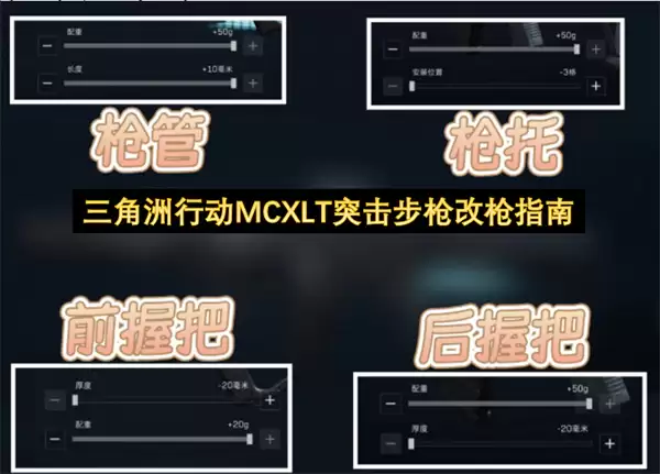 三角洲行动MCXLT突击步枪改装指南