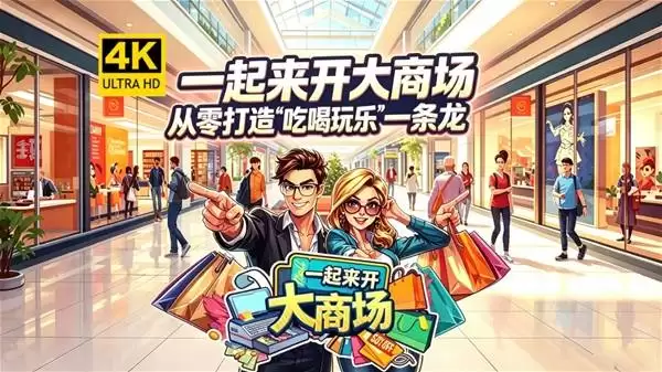 《一起来开大商场》零起点打造吃喝玩乐一条龙