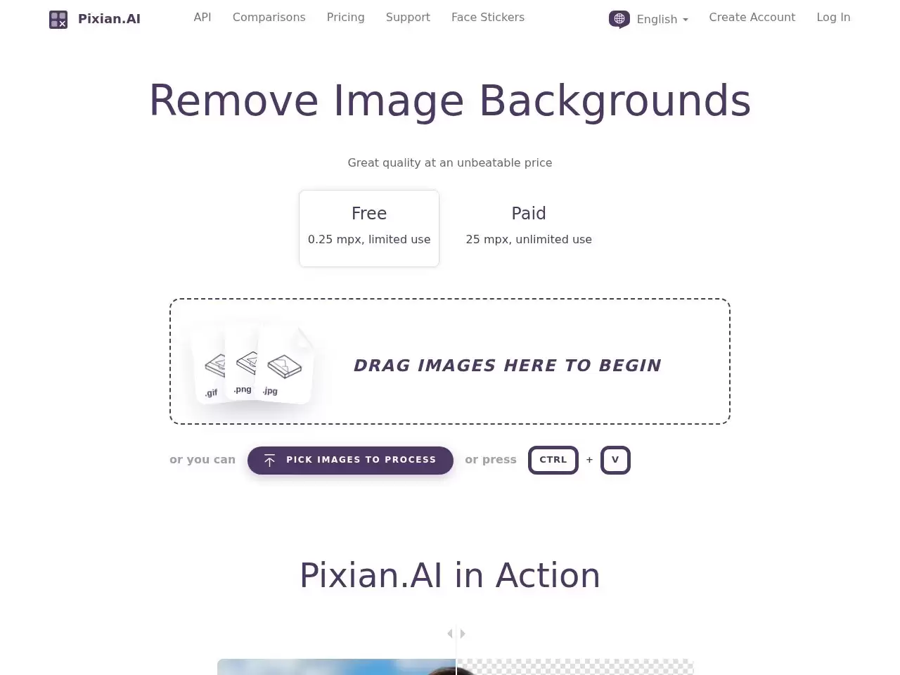 Pixian-Pixian.ai:在线AI抠图智能工具:免费一键去除图片背景