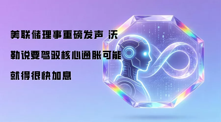 美联储理事重磅发声 沃勒表示驾驭核心通胀或需尽快加息