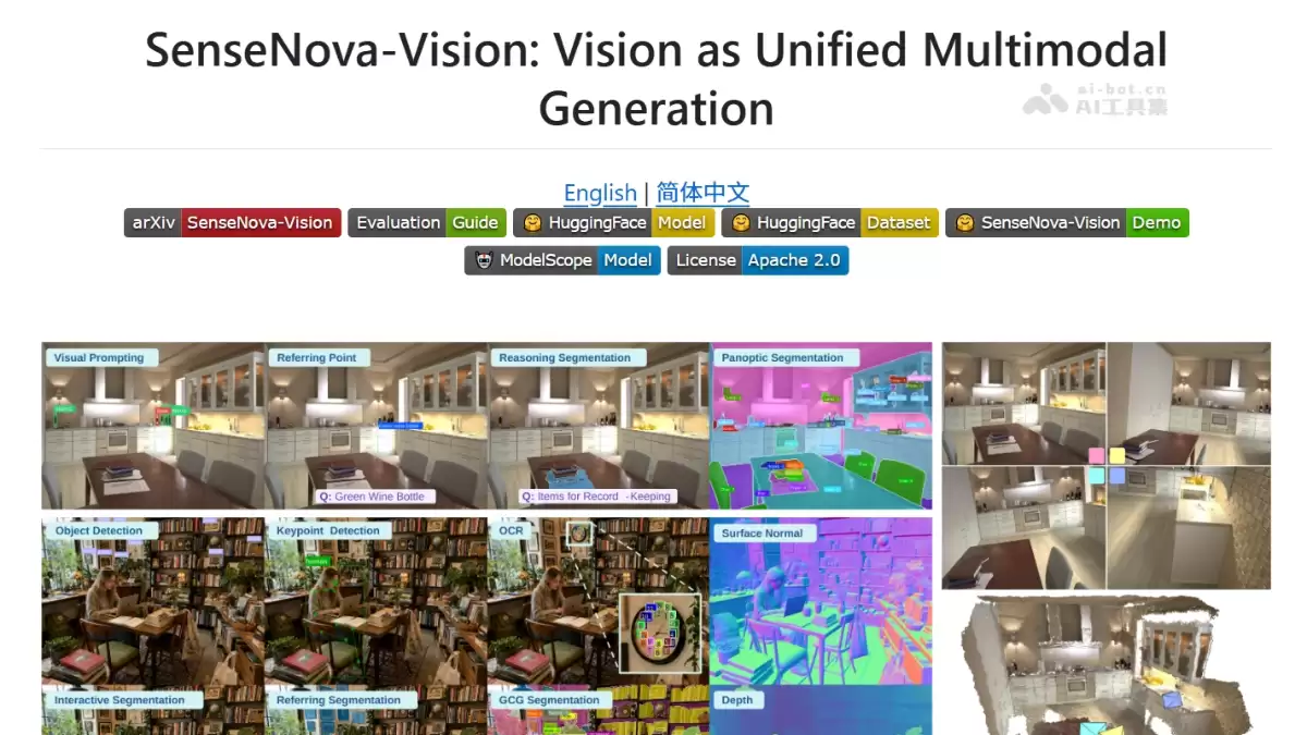 SenseNova-Vision - 商汤开源统一视觉大模型