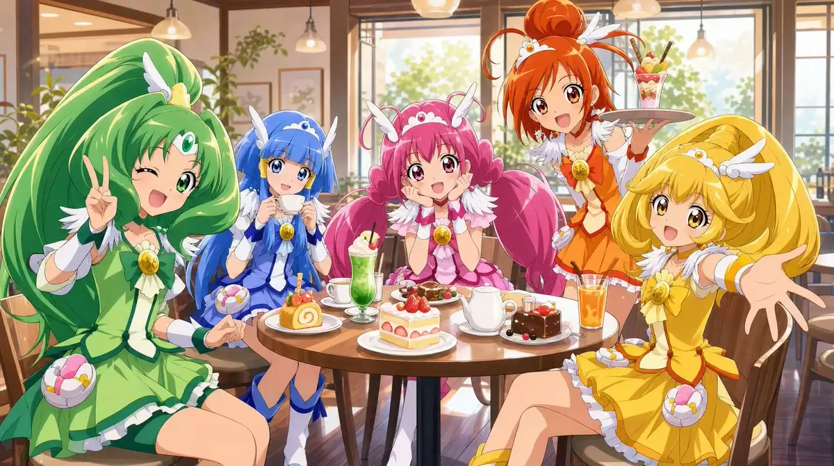 魔法少女甜品咖啡馆小景