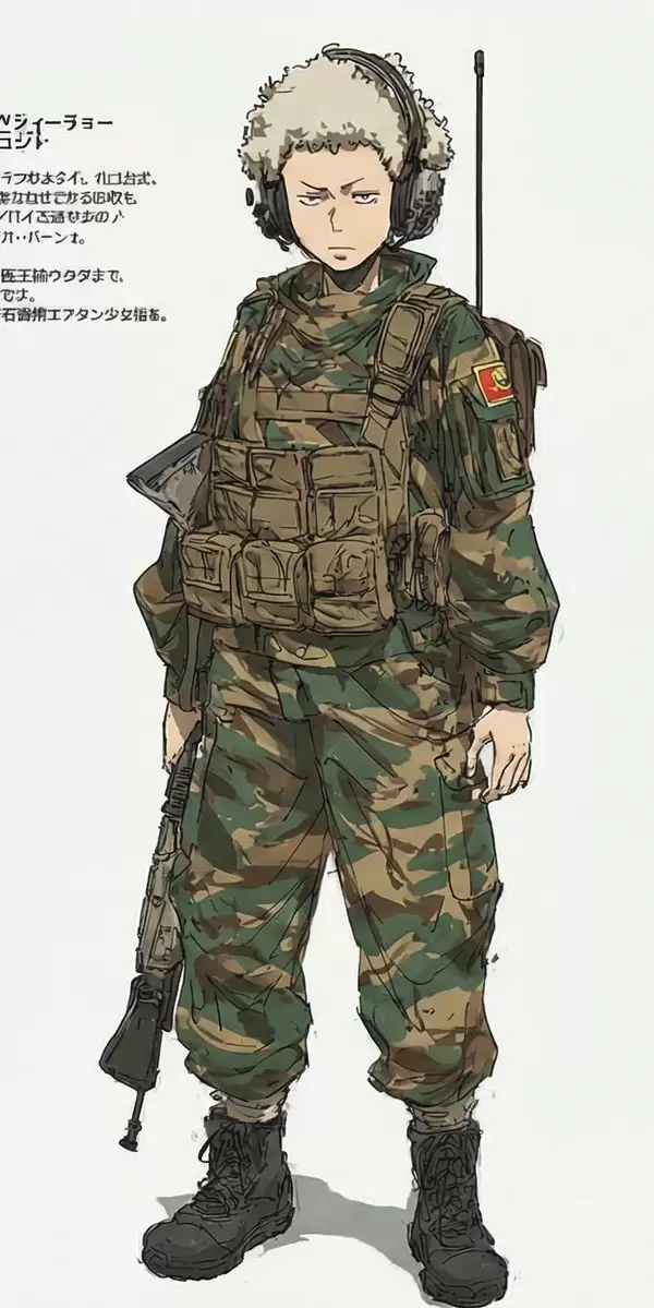 动漫战术兵士服装设计